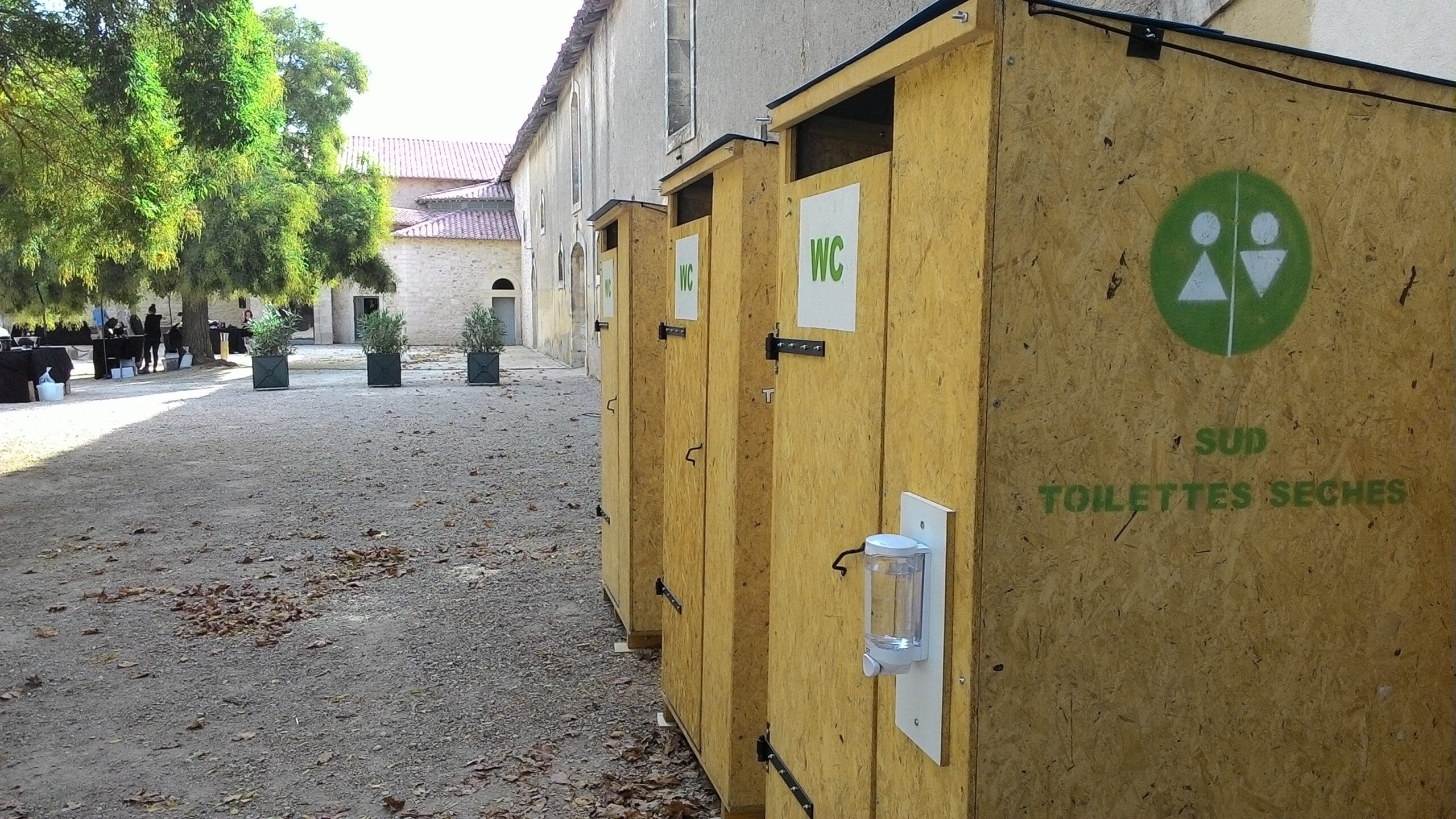 Photo d'une location de toilettes sèches en 2020